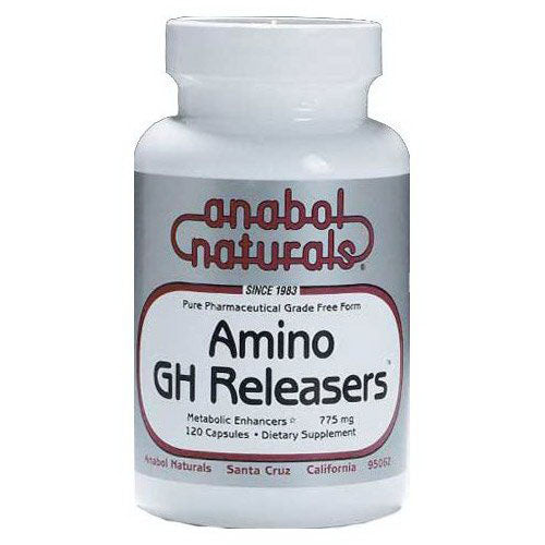 Anabol Naturals Amino Gh Releasers Capsules Dietary Supplement 60Ea