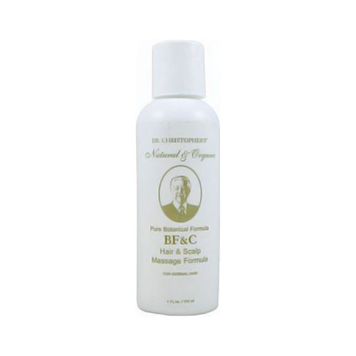 Dr Christophers BF and C Hair and Scalp Massage Formula for Normal Oil for Scalp and Hair Treatment 4Oz (118ml)