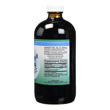World Organics Liquid Chlorophyll Supplement, 100 mg, 16 Oz