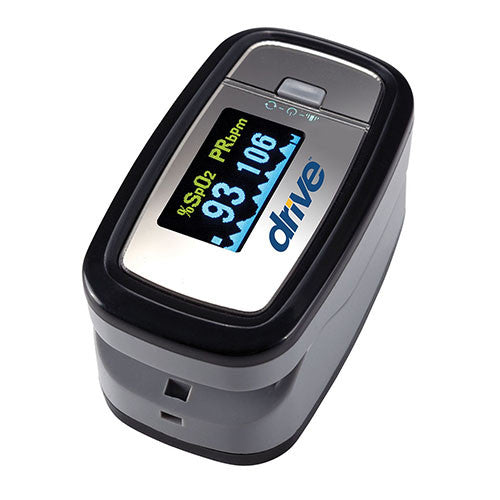 Drive Medical View Spo2 Deluxe Pulse Oximeter, 2.28in (L) x 1.26in (W) x 1.34in (H)