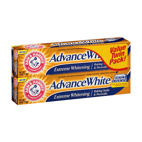 Arm & Hammer Extreme Whitening With Stain Defense Toothpaste - 6 oz, 2 Pack