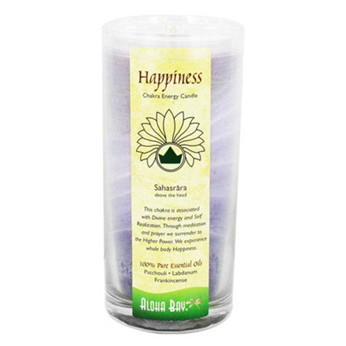 Aloha Bay Happiness Chakra Energy Candle Jar - 11 Oz