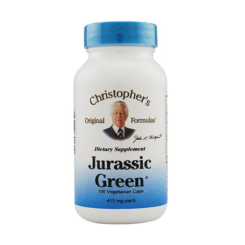 Dr Christophers Original Formula Jurassic Green Vegetarian Capsules Dietary Supplement 100Ea