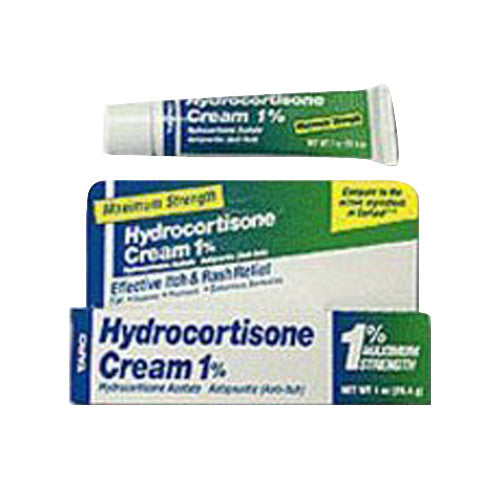 Taro Hydrocortisone 1% Cream, Maximum Strength - 1 Oz