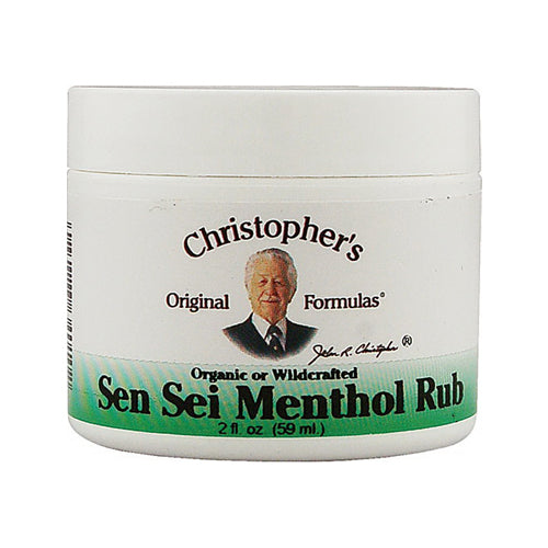 Dr Christophers Original Formulas Sen Sei Menthol Rub Ointment Support the Nasal Passage and Sinuses 2Oz (59ml)