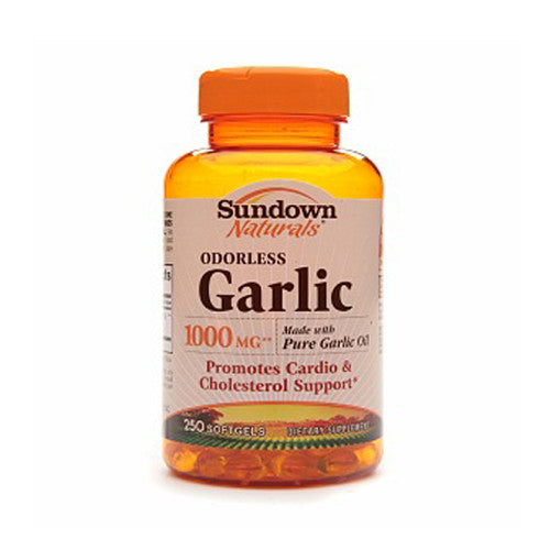 Sundown Naturals Odorless Garlic 1000 Mg Softgels - 250 Ea