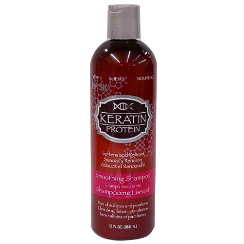 Hask Keratin Protein Smoothing Hair Shampoo - 12 Oz