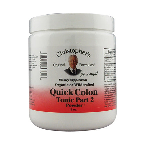 Dr Christophers Original Formula Quick Colon Tonic Part 2 Powder Help Support the Colon 8Oz