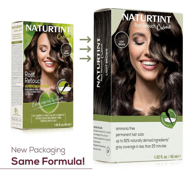 Naturtint Light Brown Root Retouch Creme Permanent Hair Color Ammonia Free 1.52 FL Oz
