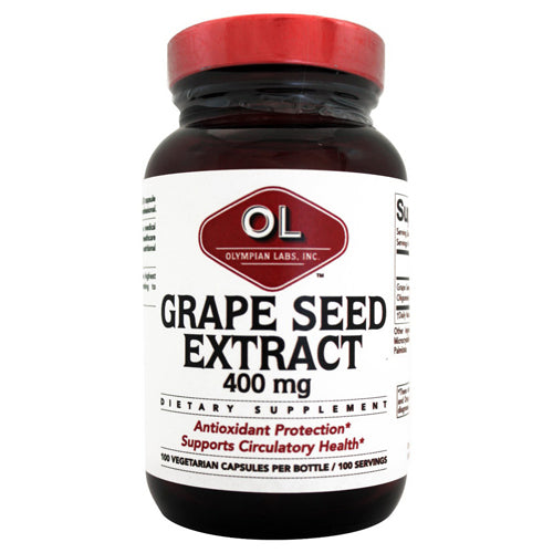 Olympian Labs Grape Seed Extract 400Mg Capsules - 100 Ea