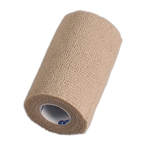 Dynarex Sensi Wrap Self Adherent Bandage Roll 4"X5 Yards # 3174, Tan Color - 1 Ea