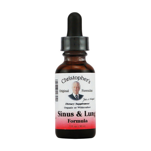 Dr Christophers Original Formulas Sinus and Lung Decongestant Liquid Support Respiratory System 1Oz (30ml)