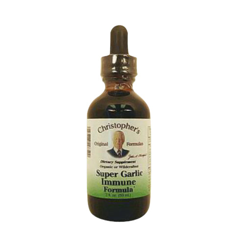 Dr Christophers Original Formula Super Garlic Immune Liquid Extract Powerful Antioxidant Supports Circulatory System 2Oz (59ml)