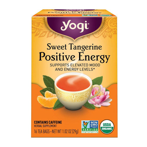 Yogi Positive Energy Tea, Sweet Tangerine - 16 Bags