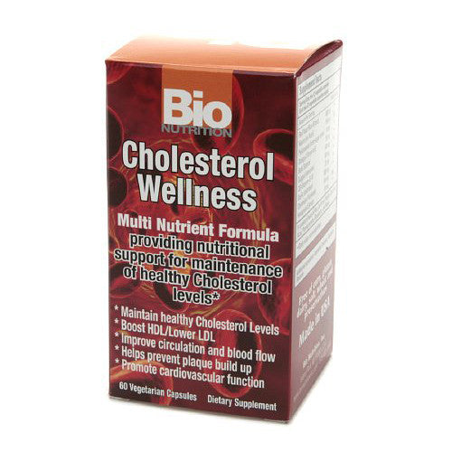 Bio Nutrition Cholesterol Wellness Vegetarian Capsules - 60 Ea