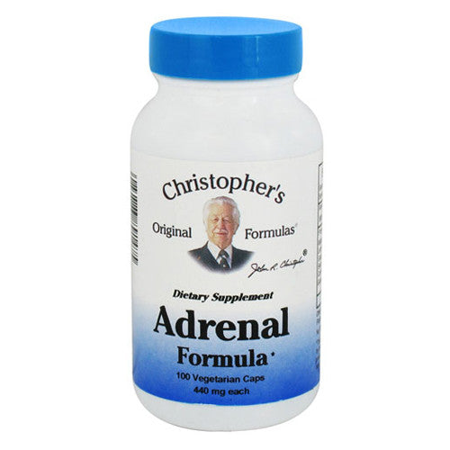 Dr. Christopher Adrenal 440 Mg Vegetarian Capsules, 100 Ea