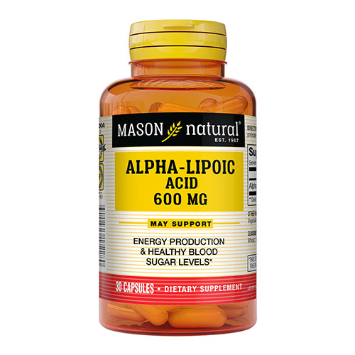 Mason Natural Extra Strength Alpha-Lipoic Acid 600Mg Capsules - 30 Ea