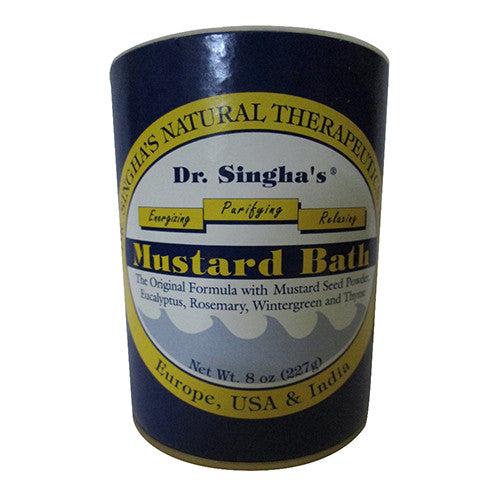 Dr. Singhas Natural Therapeutics Mustard Bath, Original Formula With Mustard Seed - 8 Oz