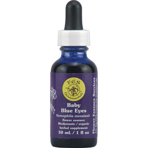 Flower Essence Baby Blue Eyes Herbal Supplement Dropper - 1 Oz
