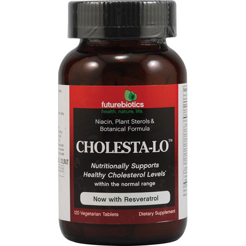 Futurebiotics Cholesta Lo Tablets Supports Healthy Cholesterol Levels 120Ea