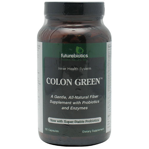 Futurebiotics Colon Green Capsules with Probiotics and Enzymes 150Ea