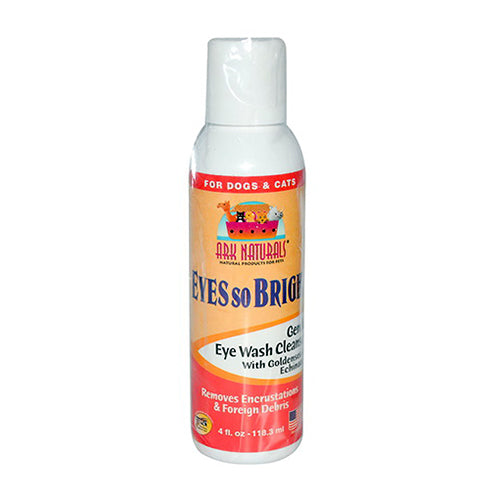 Ark Naturals Eyes So Bright Gentle Eye Wash Cleanser for Cats and Dogs 4Oz (120ml)