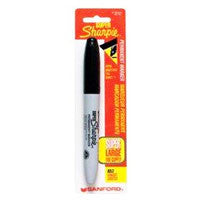 Sanford Sharpie Permanent Black Marker, Fine Tip - 1 Ea