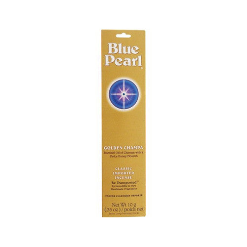 Blue Pearl Classic Imported Premium Golden Champa Incense - 10 Gm