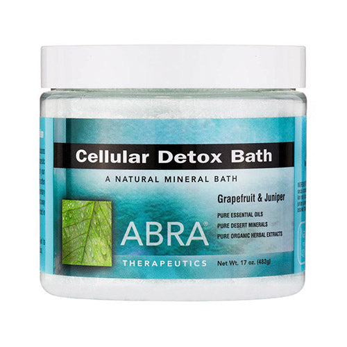 Abra Therapeutics Cellular Detox Mineral Bath, Grapefruit And Juniper - 17 Oz