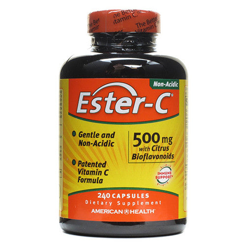 American Health Ester-C 500 Mg Capsules With Citrus Bioflavonoids - 240 Ea