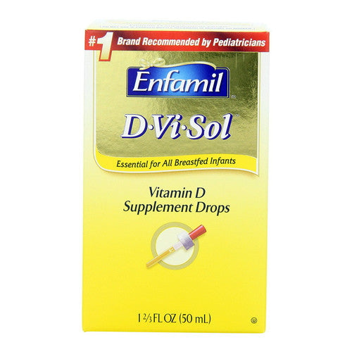 Enfamil D-Vi-Sol Vitamin D Supplement Drops For Breastfed Infants - 50 Ml
