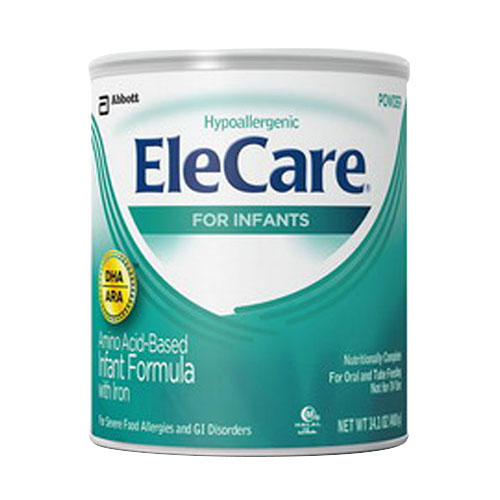 EleCare Hypoallergenic Amino Acid Powder for Infant Food Allergy and GI Support 14.1Oz (400g)