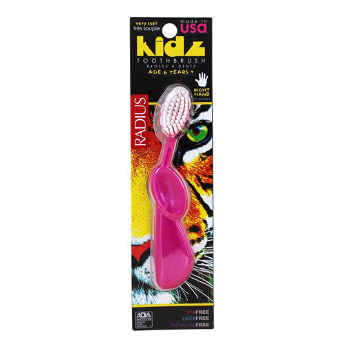 Radius Kidz Right Hand Toothbrush, Colors May Vary - 1 Ea