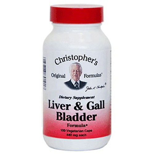 Dr Christopher Liver and Gall Bladder Formula Vegetarian Capsules Supports Digestive System and Liver 100Ea
