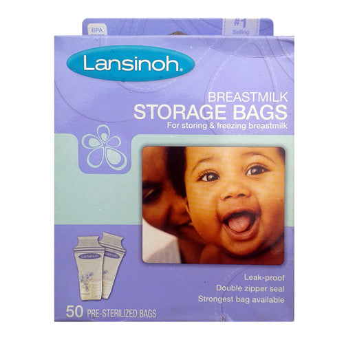 Breast Milk Storage Bags By Lansinoh - 50 Ea