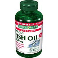 Natures Bounty Odorless Fish Oil 1000 Mg With Omega 3 And 6 Dietary Supplement Softgels - 200 Ea