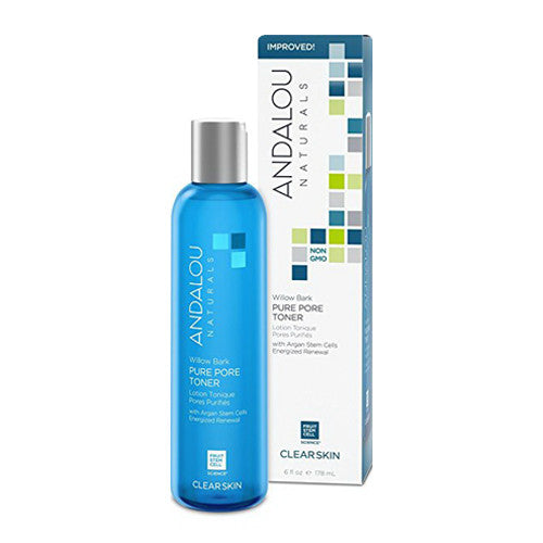 Andalou Naturals Willow Bark Pure Pore Toner, 6 Oz