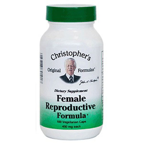 Dr Christophers Original Formulas Female Reproductive Vegetarian Capsules for Hormonal Balance 100Ea