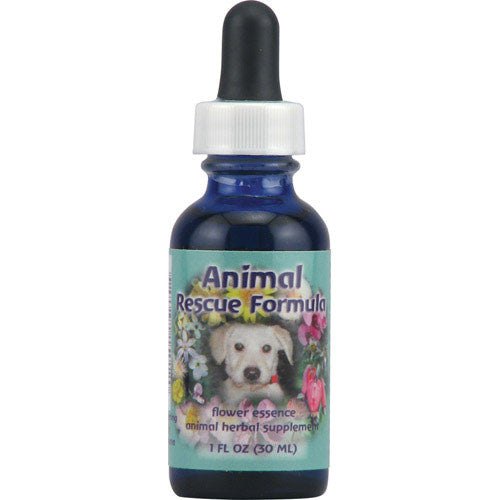 Flower Essence Animal Rescue Formula Supplement Dropper - 1 Oz