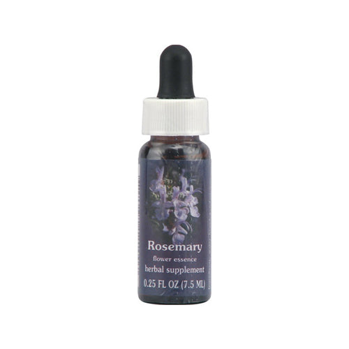 Flower Essence Rosemary Herbal Supplement Dropper - 0.25 Oz
