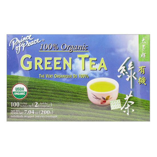 Prince Of Peace 100 Percent Organic Green Tea - 100 Bags