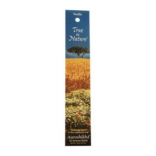 Auroshikha Incense Sticks, True To Nature Vanilla - 10 Gm