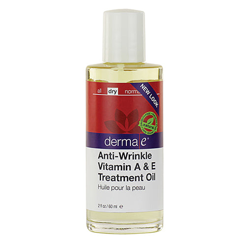 Derma E Anti Wrinkle Vitamin A and E Treatment Oil Reduces Deep Lines and Wrinkles Promoting Smoother and Younger Looking Skin 2Oz (60ml)