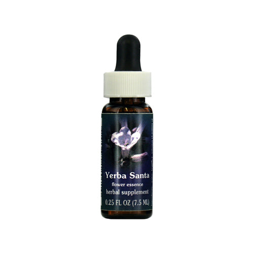 Flower Essence Yerba Santa Dropper for Releasing Grief and Emotional Stress 0.25Oz (7.5ml)