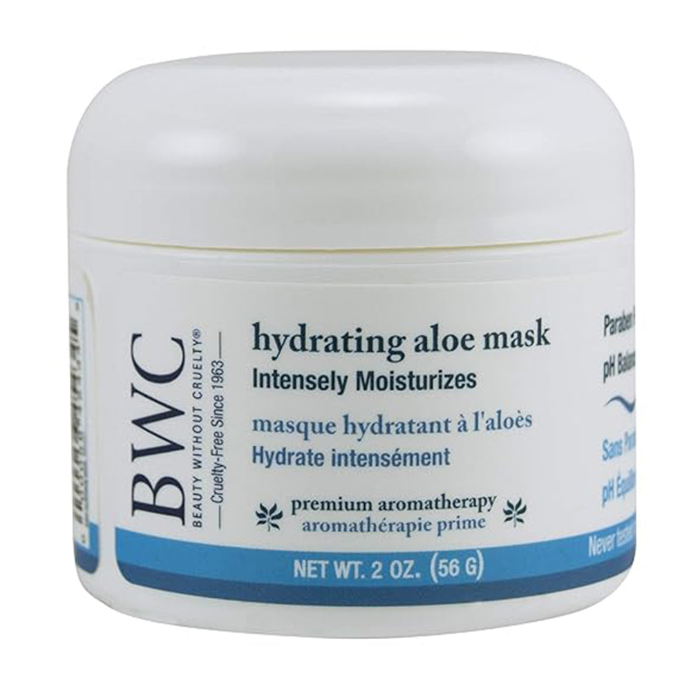 BWC Premium Aromatherapy Hydrating Aloe Mask Intensely Moisturizes Paraben Free 2Oz (56g)
