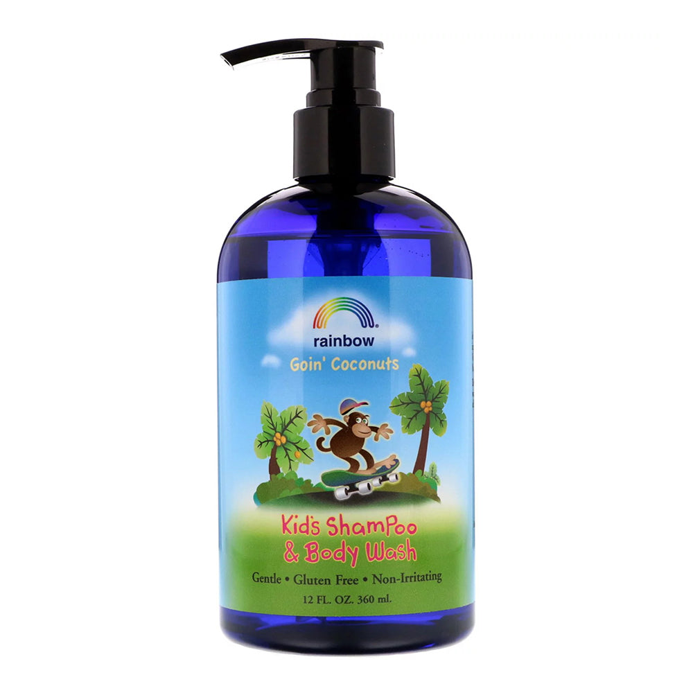 Rainbow Research Kids Shampoo and Body Wash Goin Coconuts, 12 Oz