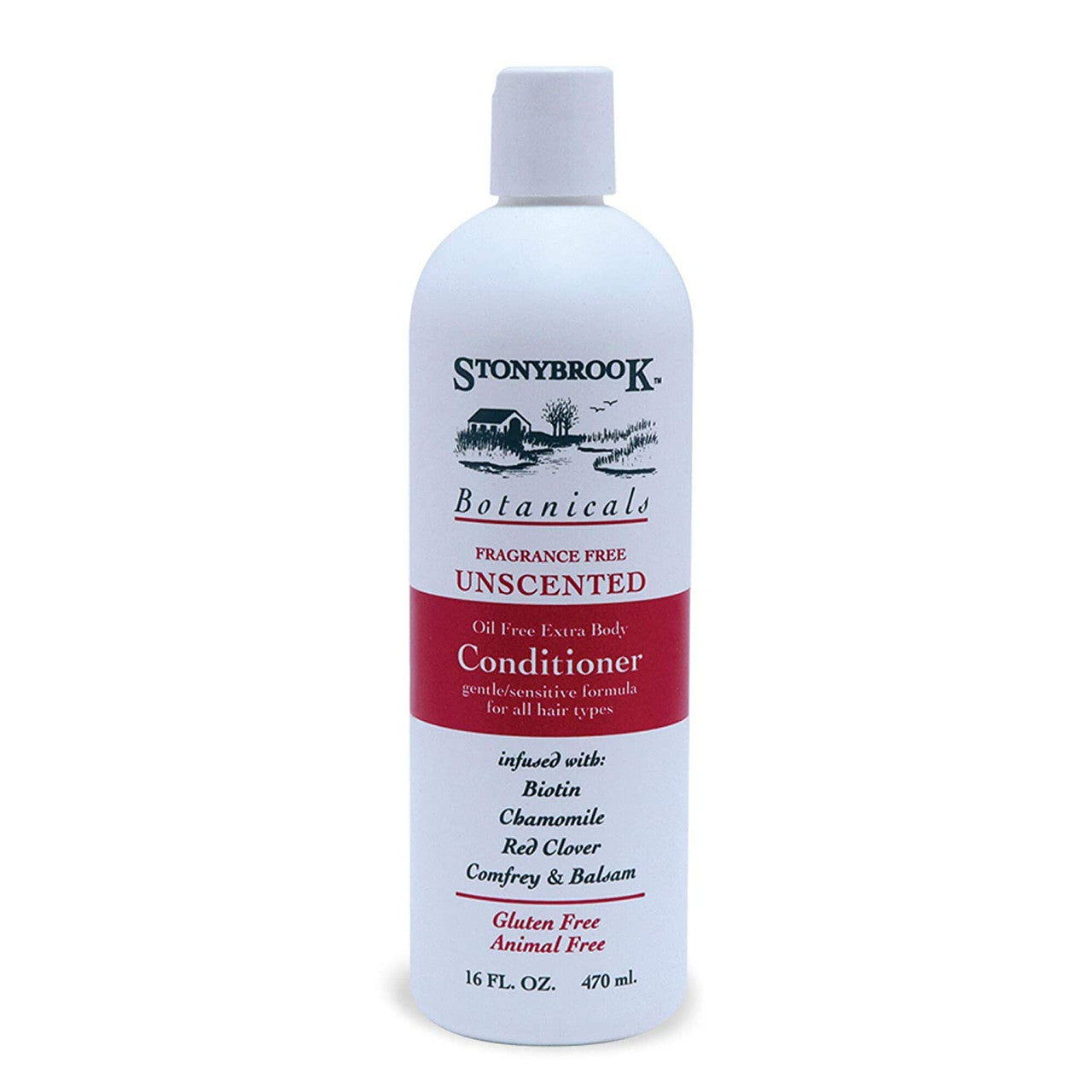 Stonybrook Botanicals Unscented Herbal Conditioner, Oil Free, 16 Oz