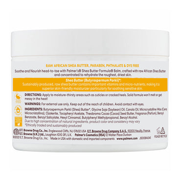 Palmers Shea Butter Formula Raw Shea Nourishing Body Balm, 7.25 Oz