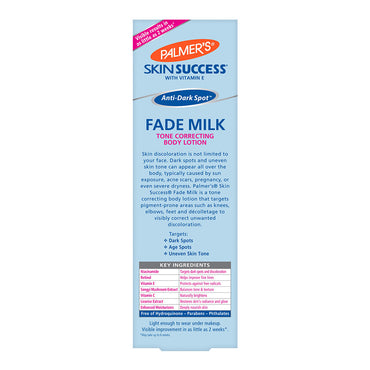 Palmers Skin Success Fade Milk Body Lotion, 8.5 Oz