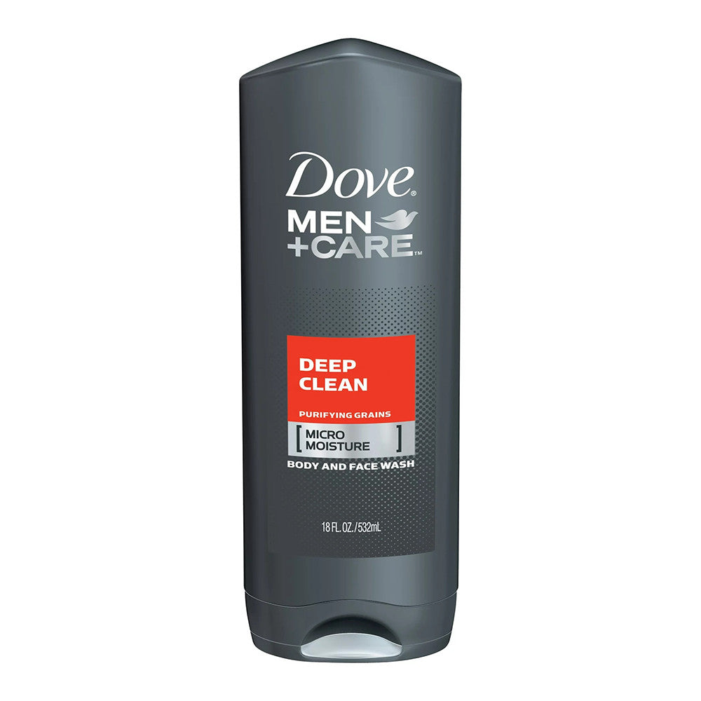 Dove Men Plus Care Body And Face Wash, Deep Clean, 18 Oz